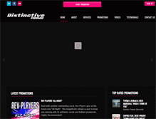 Tablet Screenshot of distinctivepromo.com
